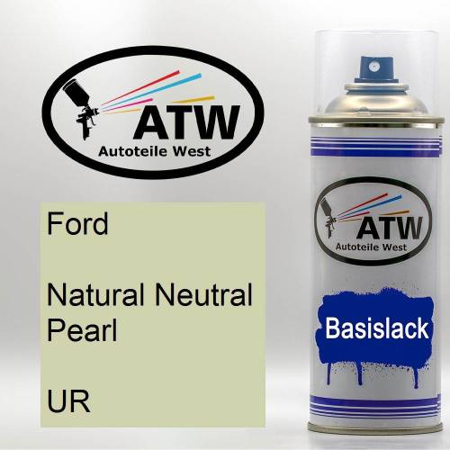 Ford, Natural Neutral Pearl, UR: 400ml Sprühdose, von ATW Autoteile West.